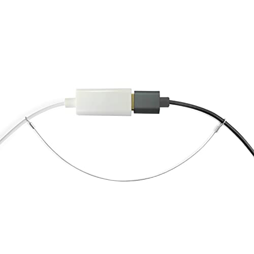 15 Pack Adjustable Cable Tether Universal Computer Adapter Lock Kit DIY Kit Stainless Steel with Nylon Coat Tether Computers/Dongles/HDMI/VGA/DP Adapter - size: 15