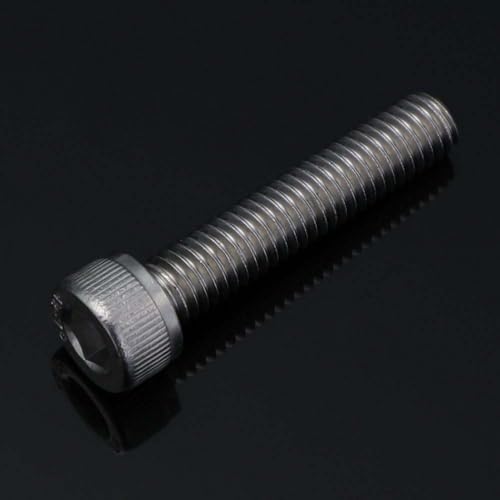M4-0.7 x 30mm Socket Head Cap Screws Bolts, Allen Socket Drive, Stainless Steel 18-8 (304), Full Thread, Bright Finish, Machine Thread, 50 PCS - size: M4 x 30mm
