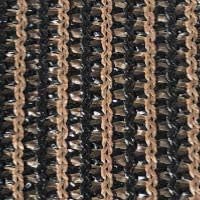 Eden's Decor Straight Flat-Edged Sun Shade Sail Rectangular 12' x 22' Brown UV-Blocking Outdoor Canopy Fabric Cloth Awning for Pergola Patio Garden Backyard Custom Size