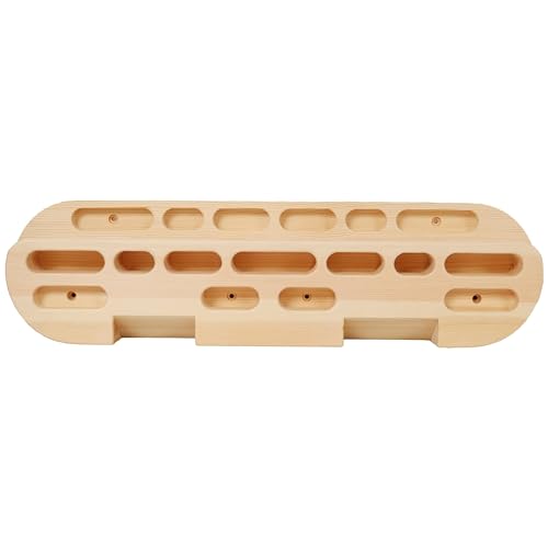 2 PCS Hangboard Rock Climbing, Wooden Climbing Hangboard with Rope, Training Finger Grip for Indoor Outdoor Home - style: Fingerboard