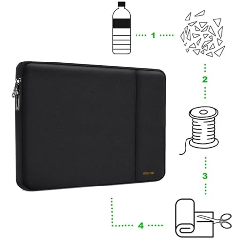 Hseok Laptop Sleeve 15 inch Case Compatible with MacBook Air 15 M5 M4 A3241 M3 A3114 M2 A2941 2025 2024 2023, MacBook Pro 15 A1398, Dell XPS 15, Computer Bag with Side Pocket & Dual Zippers,B01K01 - color: B01K01, size: 15"