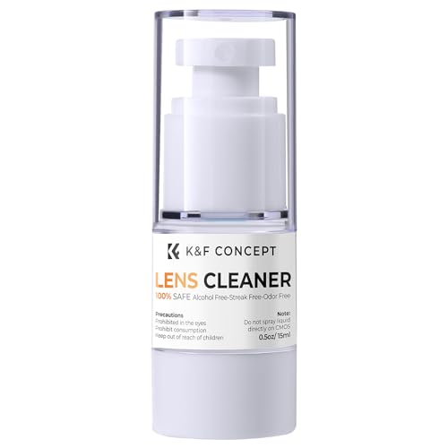 K&F CONCEPT Spray and Lens Cleaner Care Kit, Camera Lens Cleaner | Efficient Cleaning,Easy to Carry, for All Optical Glasses Telescopes Laptops Computers,MW02