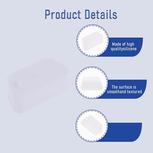 5 PCS VGA/DB9 Port Anti-dust Plugs, Silicone Covers Caps Stoppers, Port Protector for RS232, HDB15, DB9, 0.59 x 0.28 (LxW) - size: VGA/DB9/Transparent/5 PCS