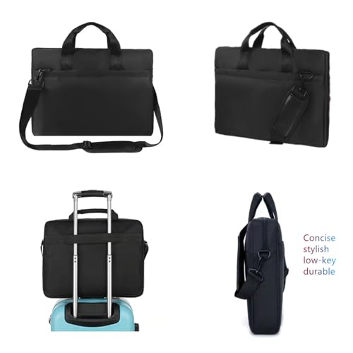 Premium Black,17.3-18.4 Inch Laptop Briefcase with Cross-Body Shoulder, DVD Player bag,Painting board bag,Laptop case Fits Dell, HP, ASUS,MacBook Pro, 2-layer Design,Durable,LIGHTWEIGHT
