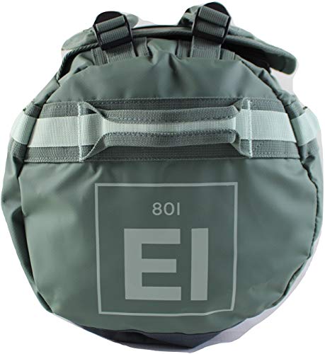 Element Equipment Trailhead Duffel Bag Shoulder Straps Waterproof Olive/Green Large - color: Olive/Green, size: Large 85 Liters