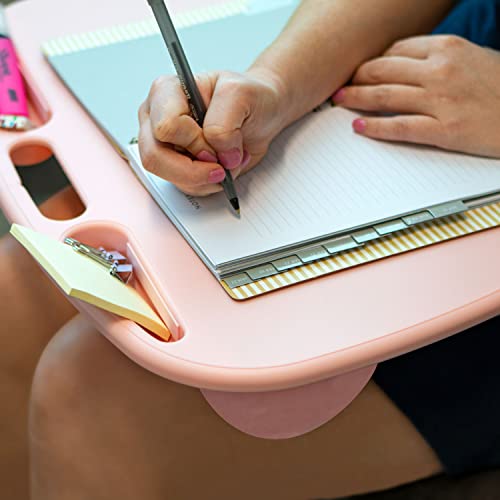 LAPGEAR MyDesk Lap Desk – Rose Quartz, Fits 15.6” Laptops - color: Rose Quartz, size: Single Unit