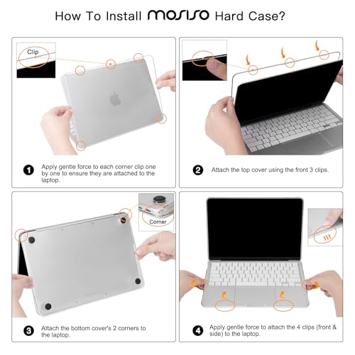 MOSISO Compatible with MacBook Neo Case 13 inch 2026 A3404 A18 Pro Chip | Ultra-Thin Surpass Natural Beauty Seamlessly Closes Protective Hard Shell Case Cover, Crystal Indigo - color: Crystal Indigo