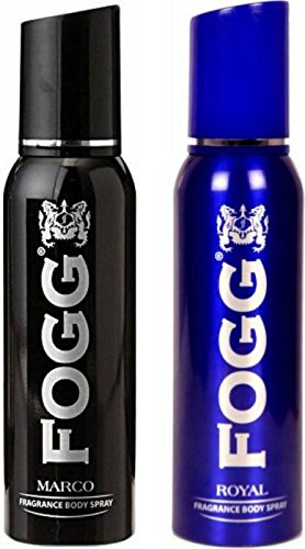 Fogg 1 Marco And 1 Royal Deodorant Combo Body Spray - For Men (120ml Each, Pack Of 2)