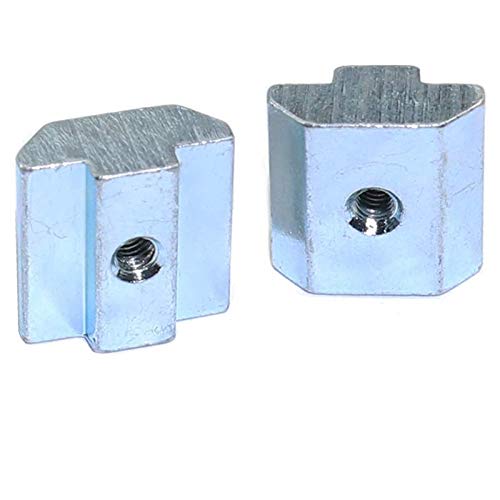 15pcs 4545 Series Sliding T Nuts Metric M5 Thread Slide in Hammer Head T-Nut for Standard 10mm T-Slot Aluminum Extrusion Profile (4545 Series M5) - size: 4545 Series M5