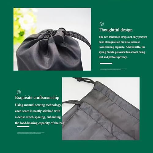 6-Pack Nylon Drawstring Bags with Toggle Closure - Multi-Size Cinch Sack Set for Travel Luggage Organization, Gym Gear, Shoe Storage, and Folding Blind Cane Pouch - Ditty Bags (6 x 10 Inch) - size: 6 x 10 Inch