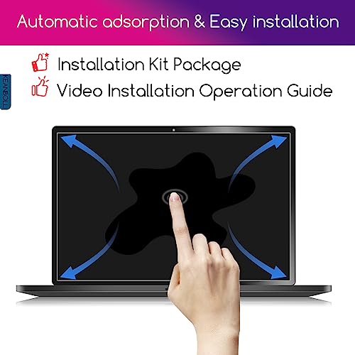 2 Pack 15.6 inch Tempered Glass Laptop Screen Protector for 15.6" HP/Dell/ASUS/Samsung/Lenovo/Acer/MSI/LG/URAO/VGKE 15.6 inch 16:9 Laptop, 9H Hardness, Anti Fingerprint, Bubble Free - size: 15.6"Glass-16:9