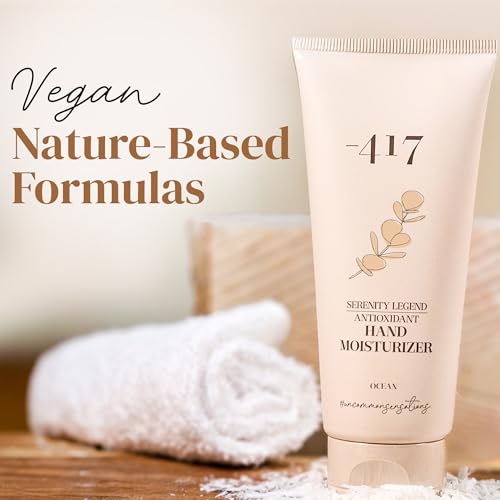 '-417 Dead Sea Cosmetics Anti-Aging Hand Cream For Dry, Cracked Skin & Working Hands features Essential Vitamins & Oils From The Dead Sea, Intensive and Non-Greasy Hand Cream 3.4 oz.