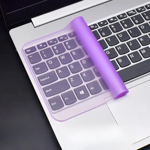 Soft Silicone Keyboard Film – 2PCS Universal for 12-14 Inches Laptop Protection - Purple