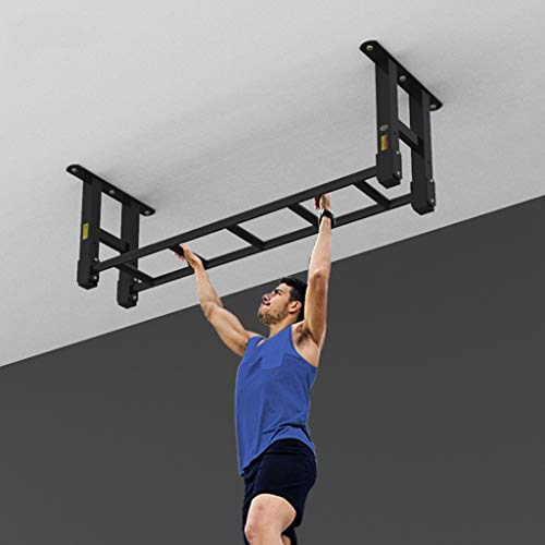 Pull-Up Bars Wall-Mounted Horizontal Bar Safe Fitness, Steel Indoor and Outdoor Climbing Frame, Multifunctional Strength Training Equipment, 2 Styles (Black Style2) - size: Style2
