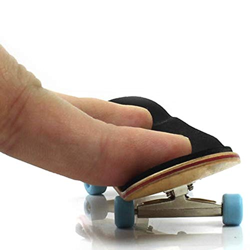 Professional Mini Maple Wooden Fingerboards, 1 Pack(Yellow) | 1Set Finger Skateboards, 5 Layers Maple Panel Mini Skateboards for Fingers, Fingerboard for Kids Brithday Gift - color: Yellow