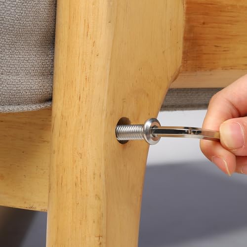 1/4-20 x 3 Bolt, 25PCS Flat Head Hex Socket Cap Screws Bolts, 304 Stainless Steel 18-8, Fully Threaded, with Hex Spanner - color: Silver, size: 1/4-20 x 3