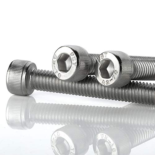 #6-32 x 3/4" Socket Head Cap Screws Bolts, Stainless Steel 18-8 (304), Bright Finish, Allen Socket Drive, 100 PCS - size: 6-32 x 3/4"