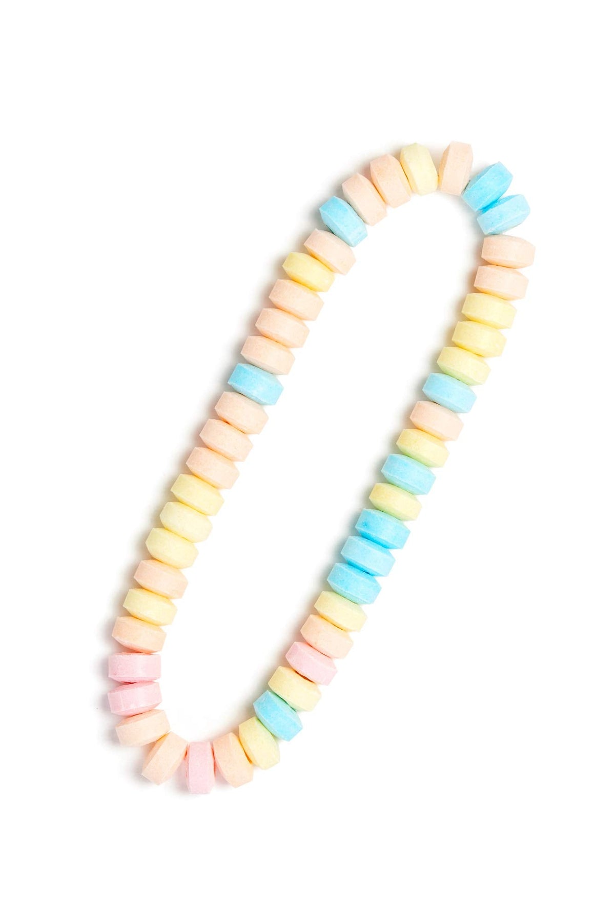 4YoreElves 80 Candy Necklaces – Nostalgic Pastel Candy Jewelry for Party Favors & Goodie Bags