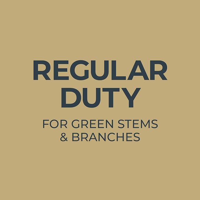 Woodland Tools 22" Regular Duty Hedge Shears - High Carbon Steel Blades, Non-Stick Coating, Cushioned Grips, Shock-Absorbing Bumpers, Manual Hedge Clippers for Shrubs and Bushes