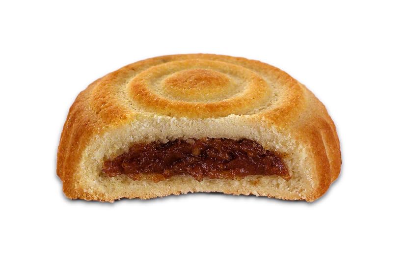 NY Spice Shop Maamoul Halwani Dates - 10 Pieces Traditional Middle Eastern Date Filled Cookies - Soft Semolina Pastry - Authentic Middle East Sweets