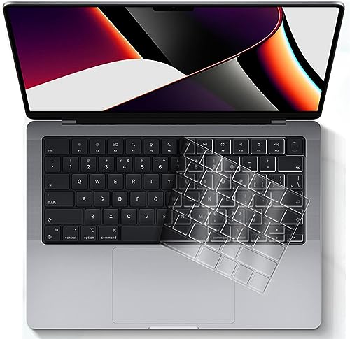 Se7enline for MacBook Pro 14 inch Case 2026-2021 M5 M4 M3 M2,Crystal Clear | 2 in 1 Crystal Hard Shell Laptop Case with Keyboard Cover Anti-Scratch Heat Dissipation Full Port Access Slim Lightweight - color: Crystal Transparent