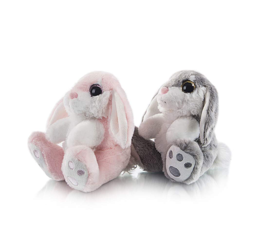 My OLi Plush Bunny Rabbit Stuffed Animal, 8.5 inches, Pink