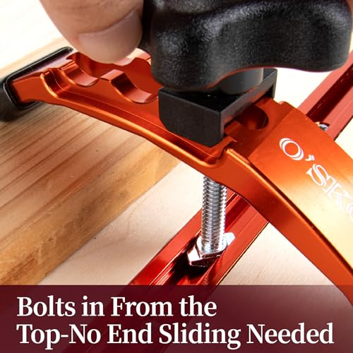 O'SKOOL T-Slot Bolts Drop-in 3-1/2" Length 20PCS, 1/4"-20 Thread, T Track Accessories for Woodworking Jigs and Fixtures,HWR012 - style: 1/4"-20 Threads, 3-1/2" Length, 20Pcs