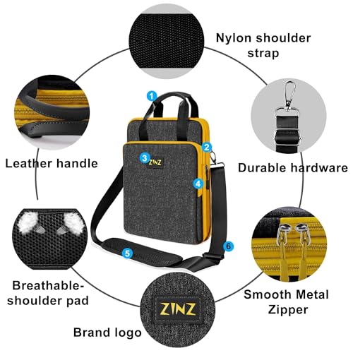 Laptop Case 12.9 13 Shoulder Bag, Expandable Handbag with Valuables Compartment Compatible with MacBook Air/Pro/Neo 13" M5/M4/M3/M2/M1, iPad 12.9/13/11, Water-Resistant & Shockproof,B01K04 - color: B01k04, size: 13"
