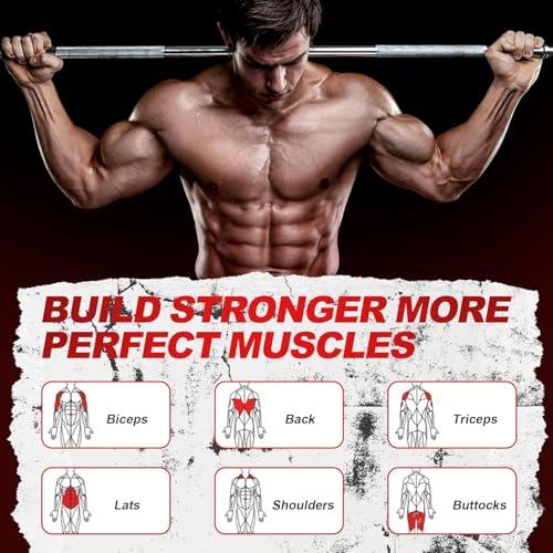 AHTAPFON Weight Stack Pin with 1 x Spring Collar,Weight Extender Pin,Fits Add 2" Weight Plates for Cable Machine,Fitness Equipment for Home Gym - size: 10×110mm-150mm-Rod