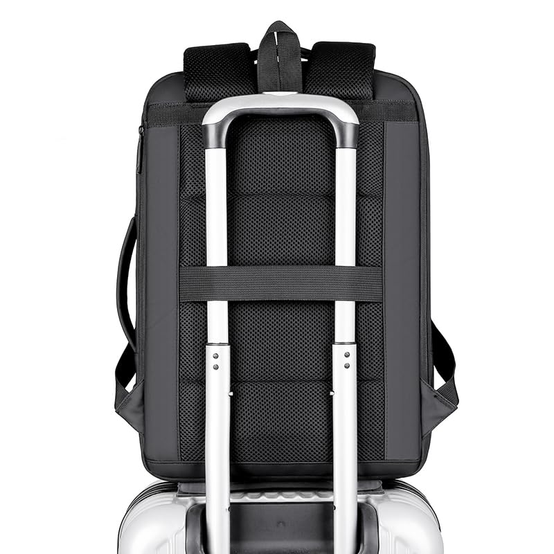 Laptop Backpack for Men 17 inch Travel Large Capacity Hiking Computer Bag Grey - color: Grey288