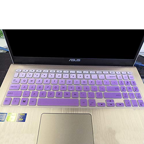 Compatible for Asus Vivobook 15 F512FA F512DA F512F F512 A512 A512FJ A512F X512F FA DA 15.6 Inch Silicone Laptop Keyboard Cover Skin,whiteblue - color: whiteblue