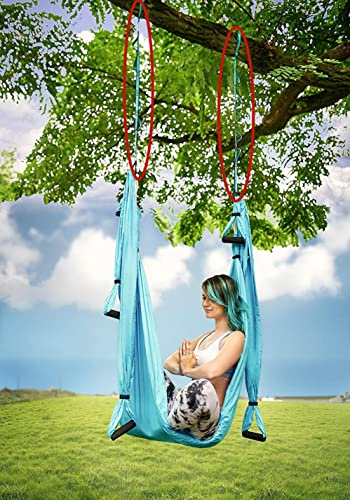 2Pcs Adjustable Anti-Gravity Chrysanthemum Swing Flying Stretch Belt Rope Climbing Daisy Chains Extension Yoga Belt Hanging - color: Black, size: 1.5M