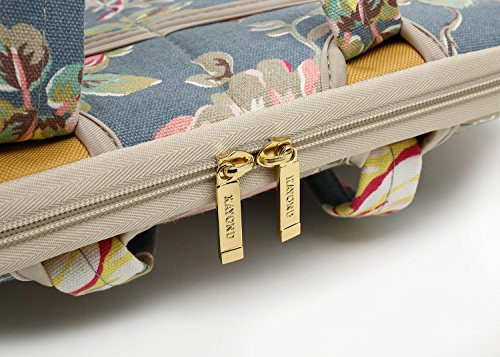 Blue Water Hyacinth Patten water resistant Laptop Shoulder Messenger Bag Case Sleeve for 12 Inch 13 Inch Laptop,Laptop Briefcase - color: Water Hyacinth, size: 13-13.3 Inch