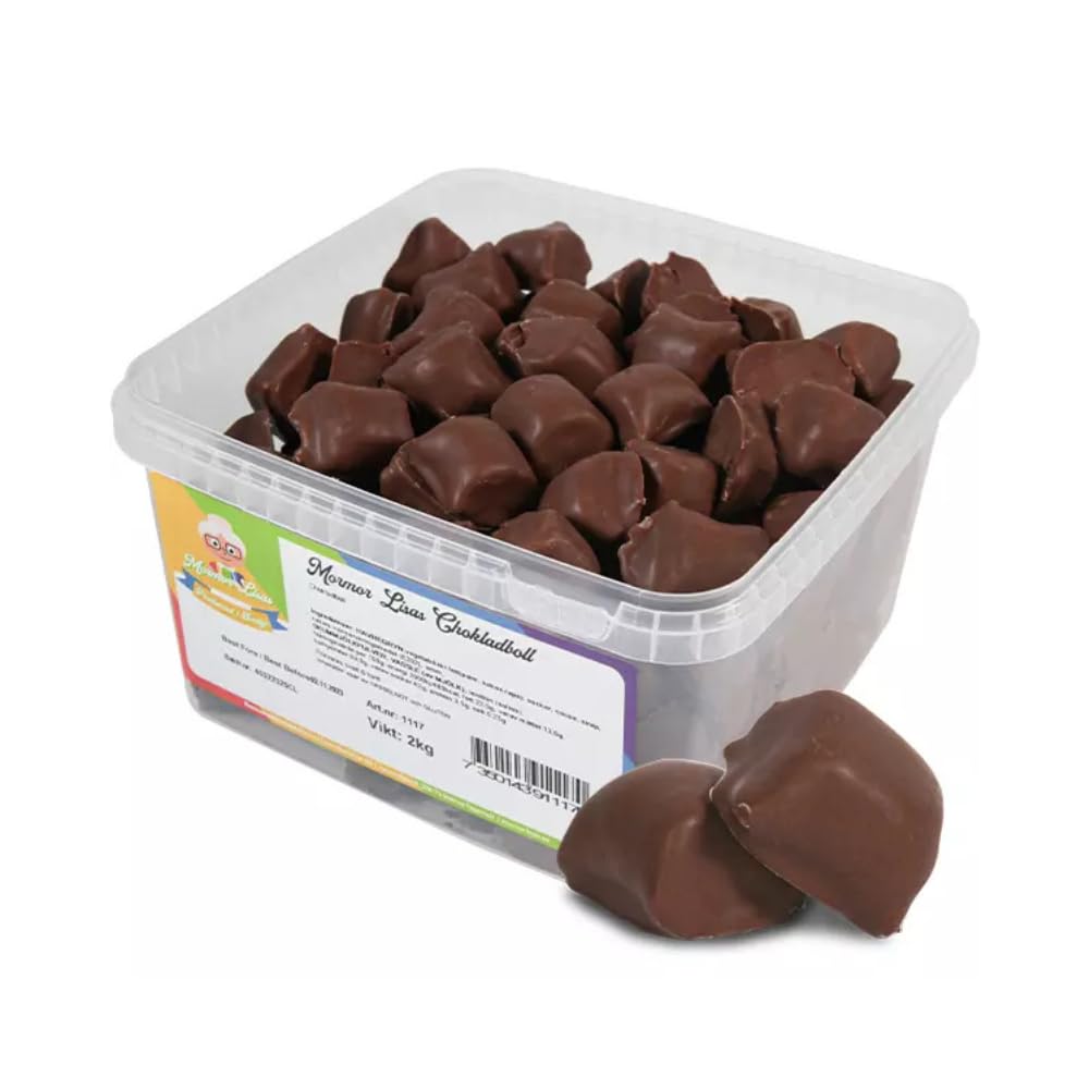Grandma Lisa’s Chocolate Oat Balls - Swedish Chokladboll?Style Treats - Soft & Chewy - Pick & Mix 16 oz - 1 lbs - 454g