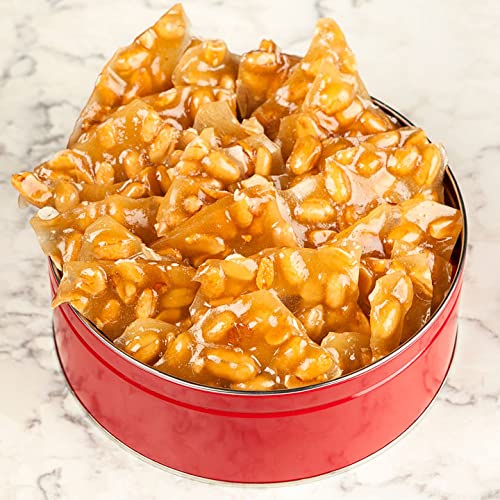 Tin of Peanut Brittle | River Street Sweets
