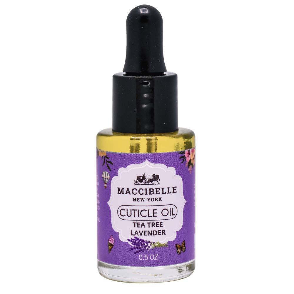 Maccibelle Cuticle Oil 0.5 Oz Tea Tree Lavender Heals Dry Cracked Cuticles