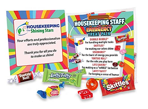Housekeepers Emergency Treat Packs (6-Qty) International Housekeeping Appreciation Gifts