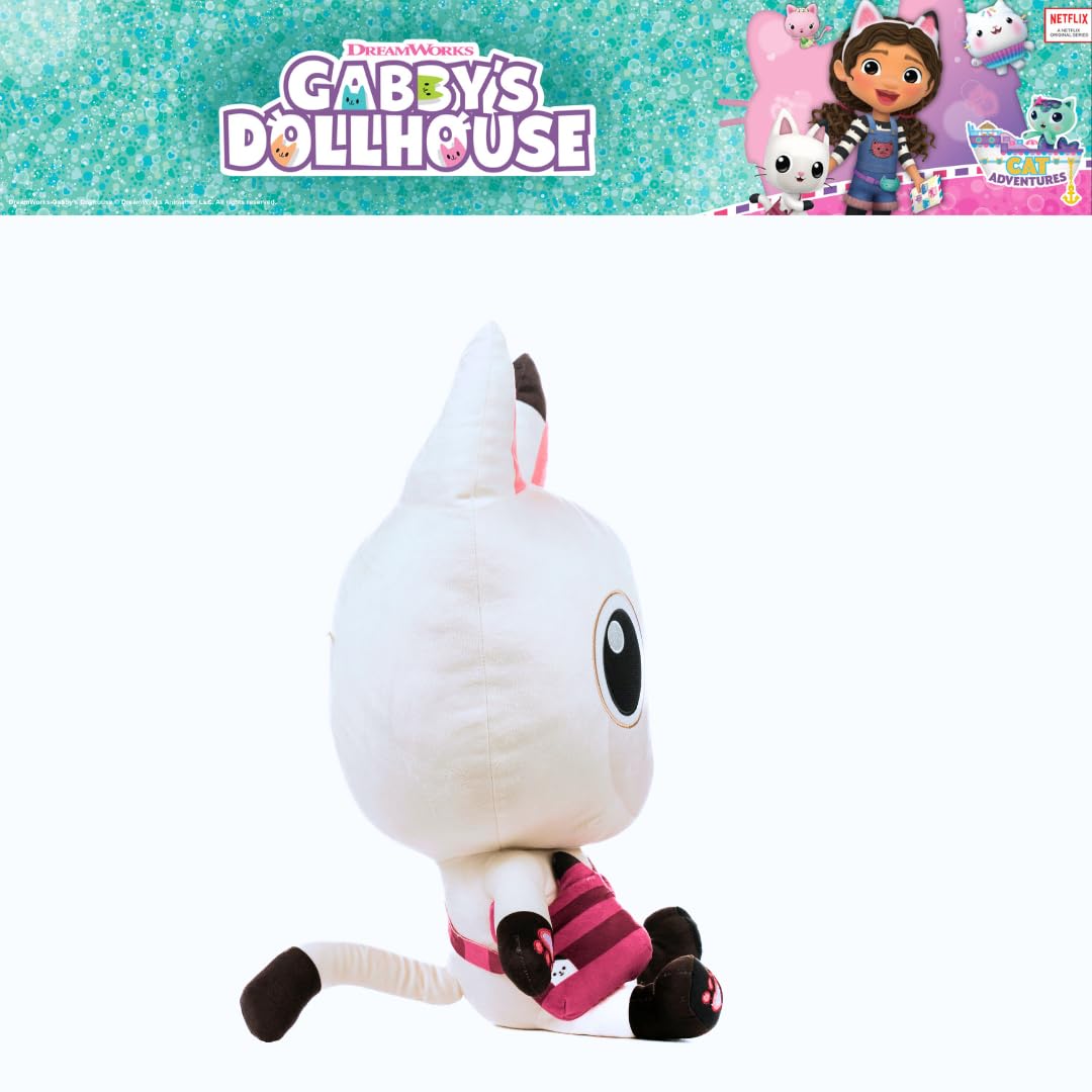 DreamWorks Gabby's Dollhouse Pandy Paws Bedding Super Soft Cozy Cuddle Pillow Buddy, (Officially Licensed Product) By Franco