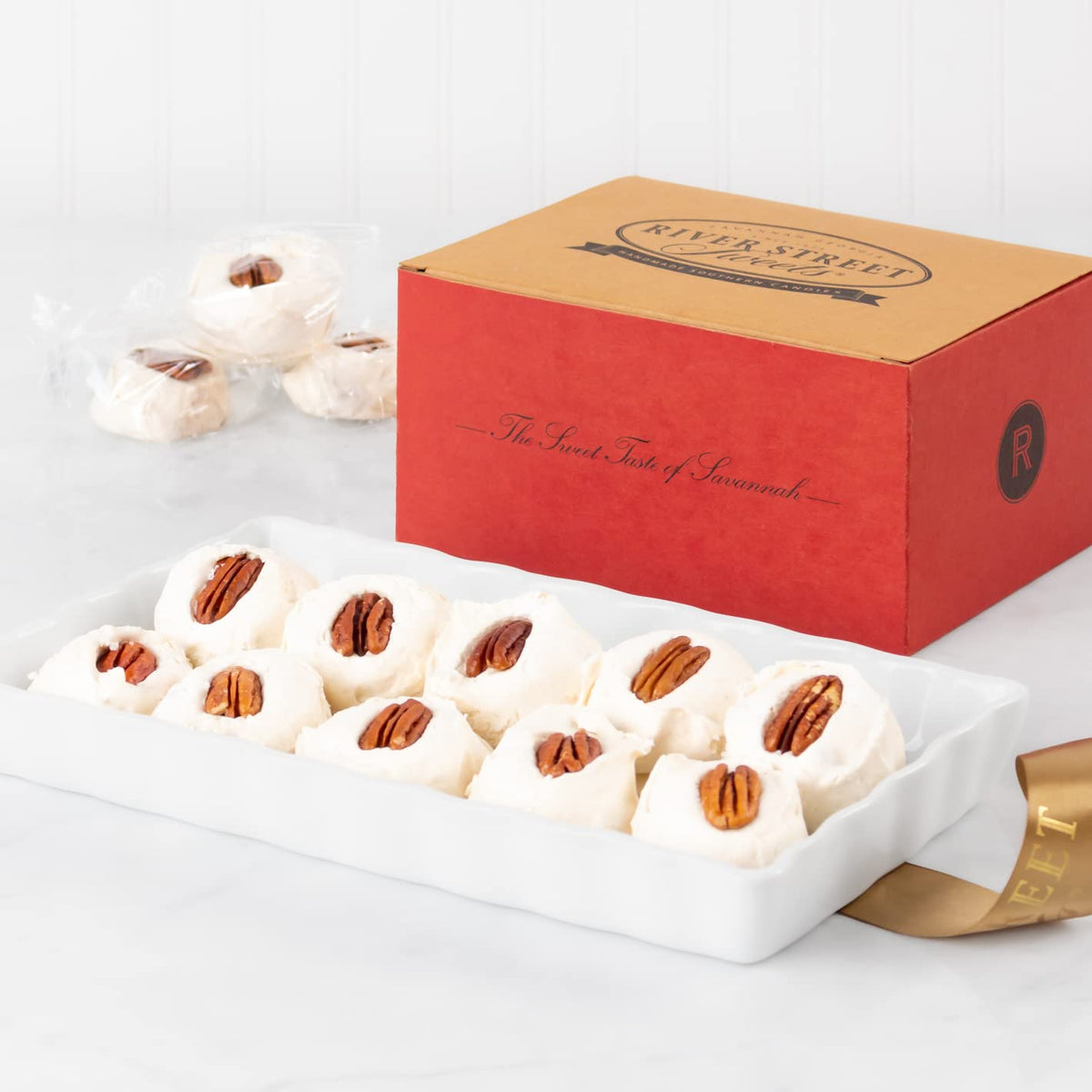 Southern Pecan Divinity, 10 piece | River Street Sweets