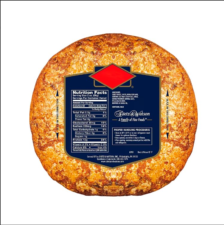 Salutem Vita - Oven Roasted Homestyle Turkey Breast Tender and Juicy for Sandwiches and Salads 1.25 lbs. (actual weight may vary within 5%) - Pack
