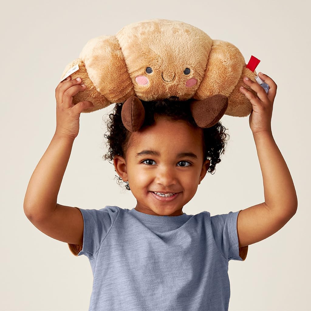 Itzy Ritzy Snuggles Plush Toy, Soft Stuffed Animal for All Ages (Croissant)