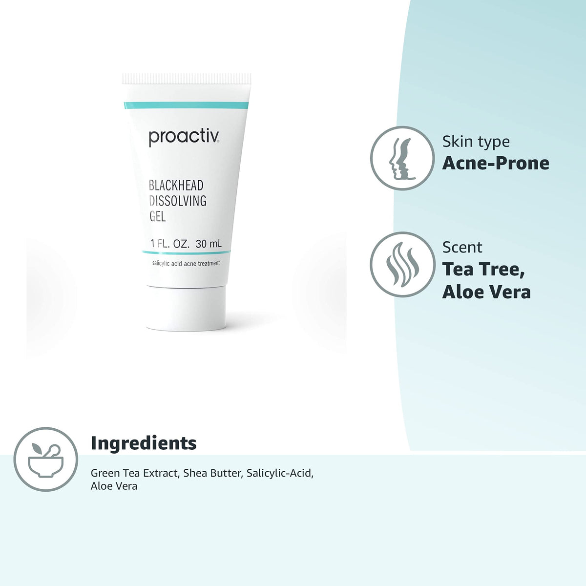 Proactiv Blackhead Gel, Salicylic Acid Remover and Acne Treatment, 1 Fl Oz