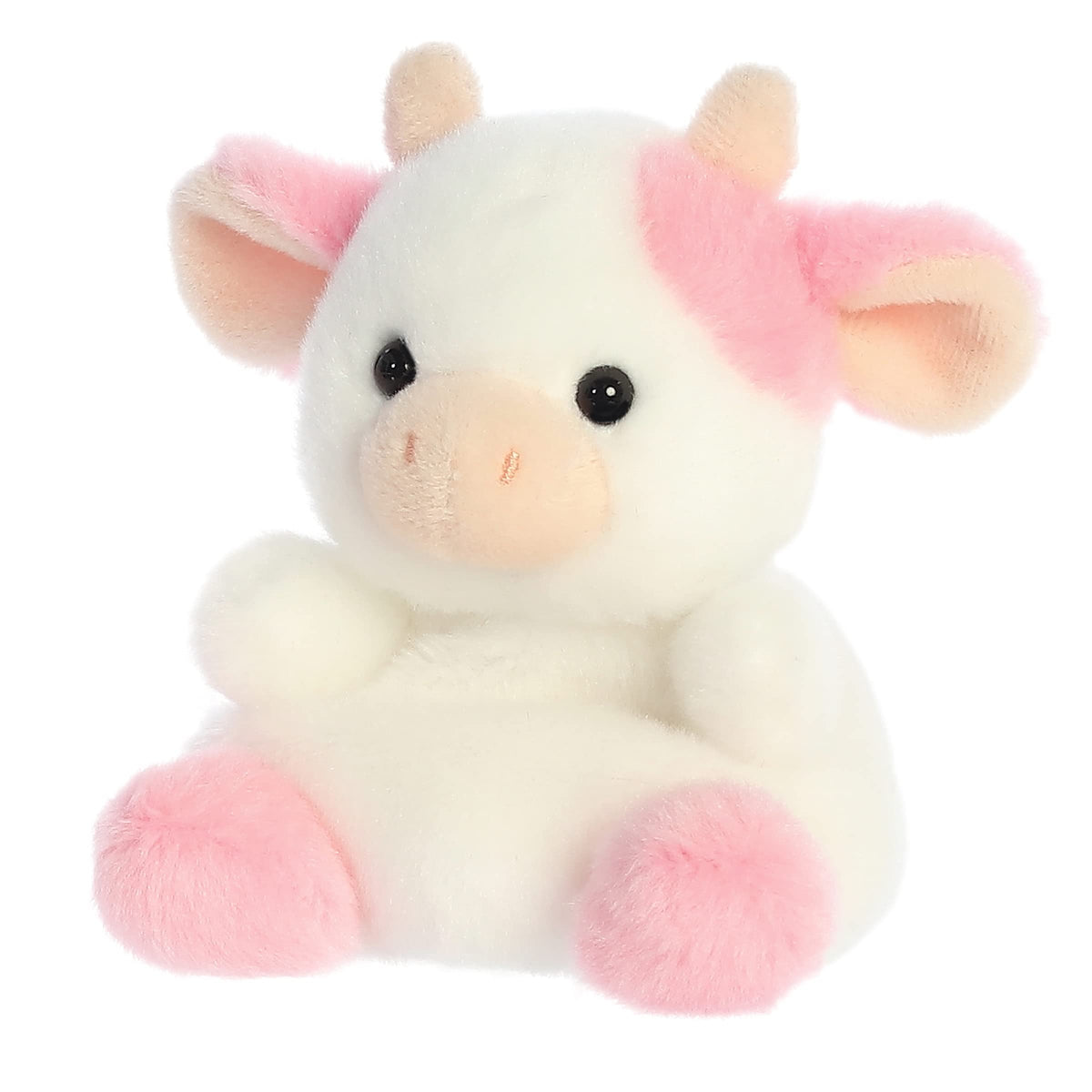 Aurora Palm Pals 6" Belle Strawberry Cow Adorable Plush