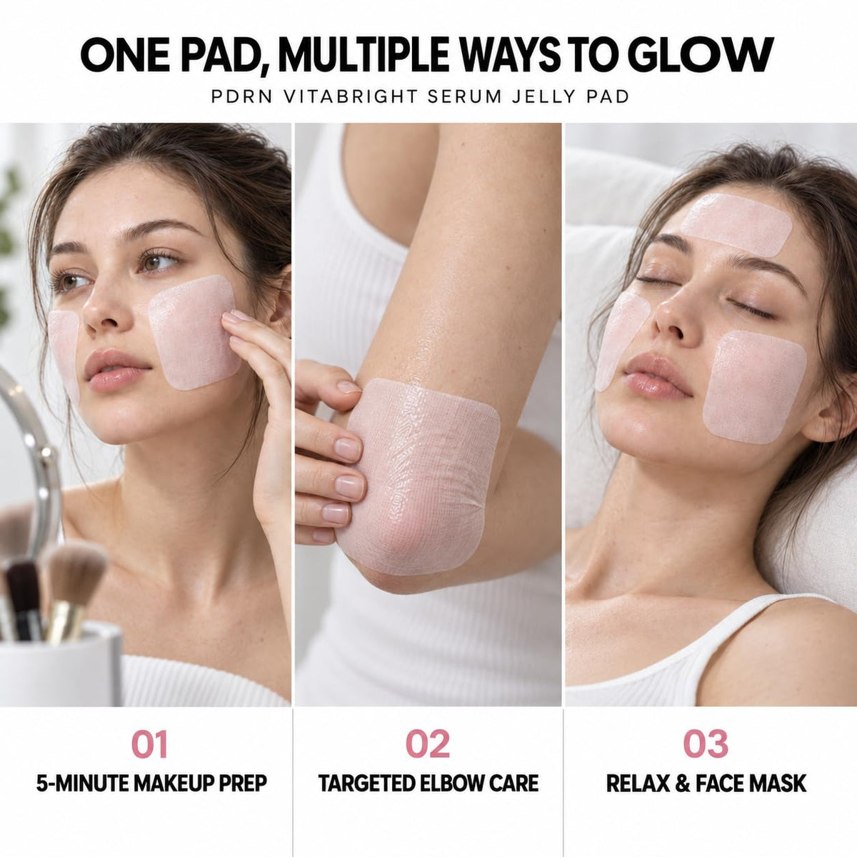 SKINTIFIC Pink PDRN Brightening Toner Pads for Dull, Uneven-Looking Skin
