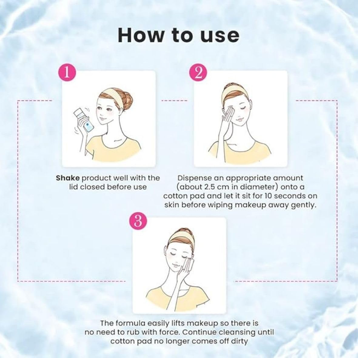 Hoshisu Micellar Eye Makeup Remover (145ml) - Made in Japan
