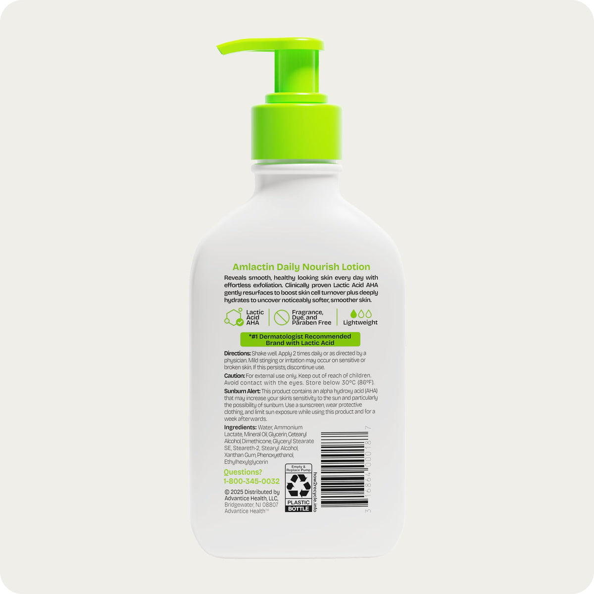 Amlactin Daily Nourish Body Lotion, 12% Lactic Acid, 7.9 oz