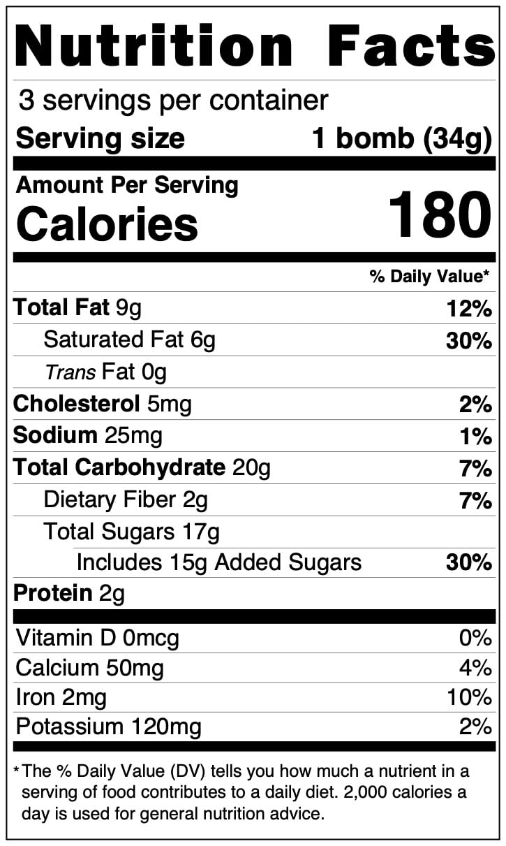 THE ORIGINAL COCOA BOMBS CARAMEL - U.S. MADE 3 PACK WITH MINI WHITE MARSHMALLOWS