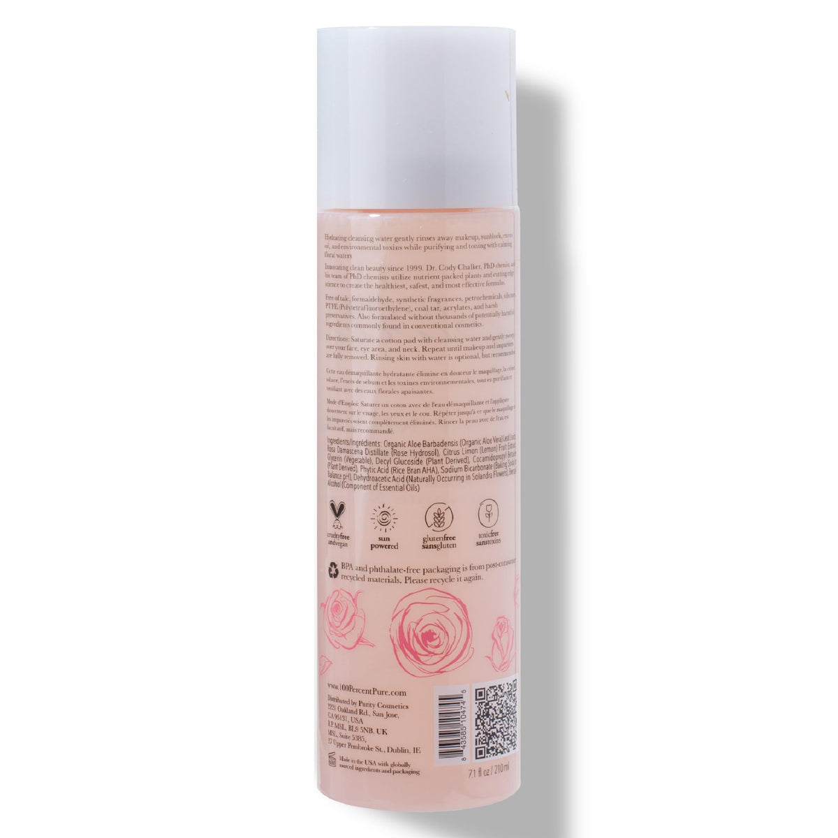 100% PURE Rose Micellar Water, 7.1 fl oz