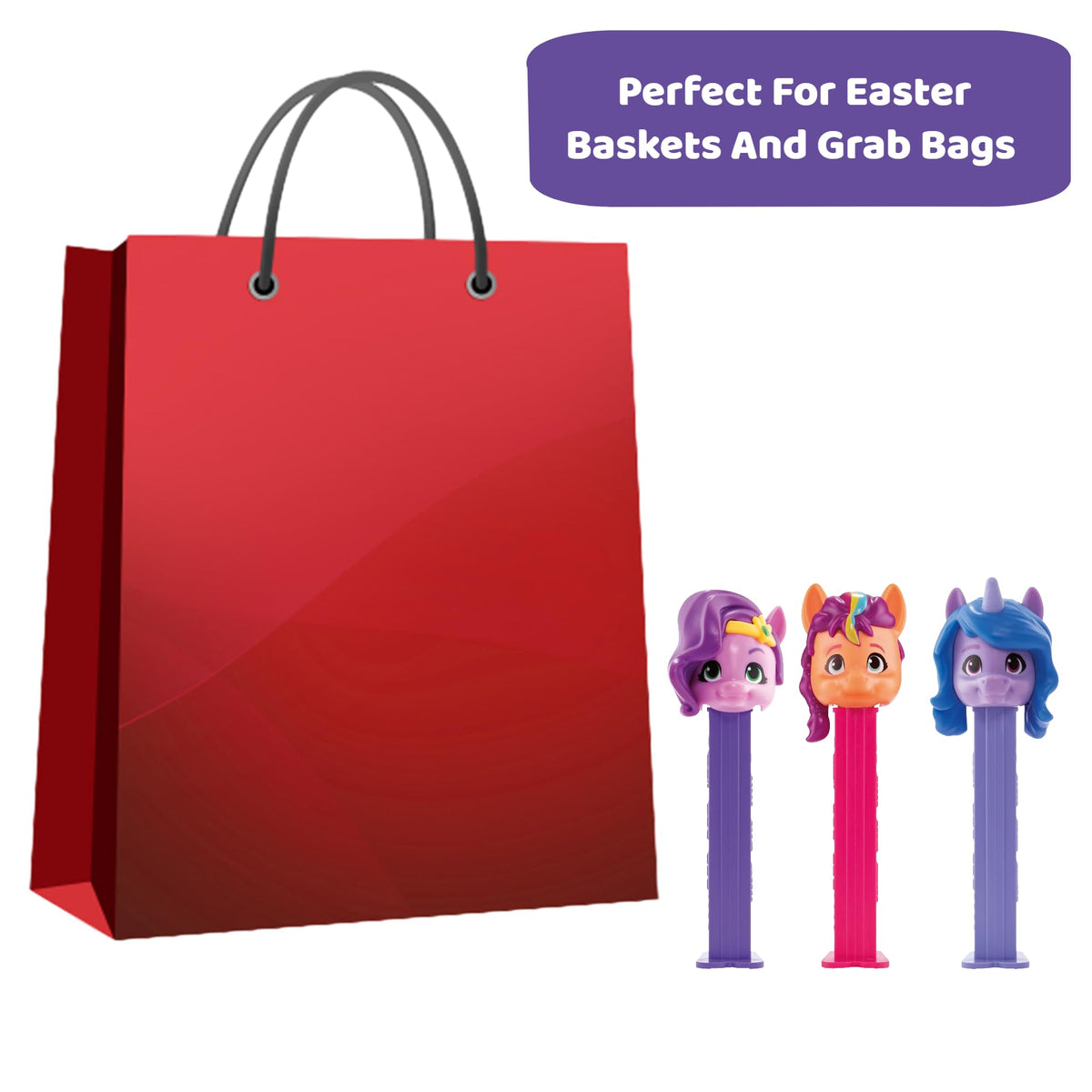 PEZ My Little Pony Candy Dispenser Gift Set | Sunny, Pipp, And Izzy | PEZ Dispensers Candy Gift With Candy Refills | Pony Party Favors, Grab Bags