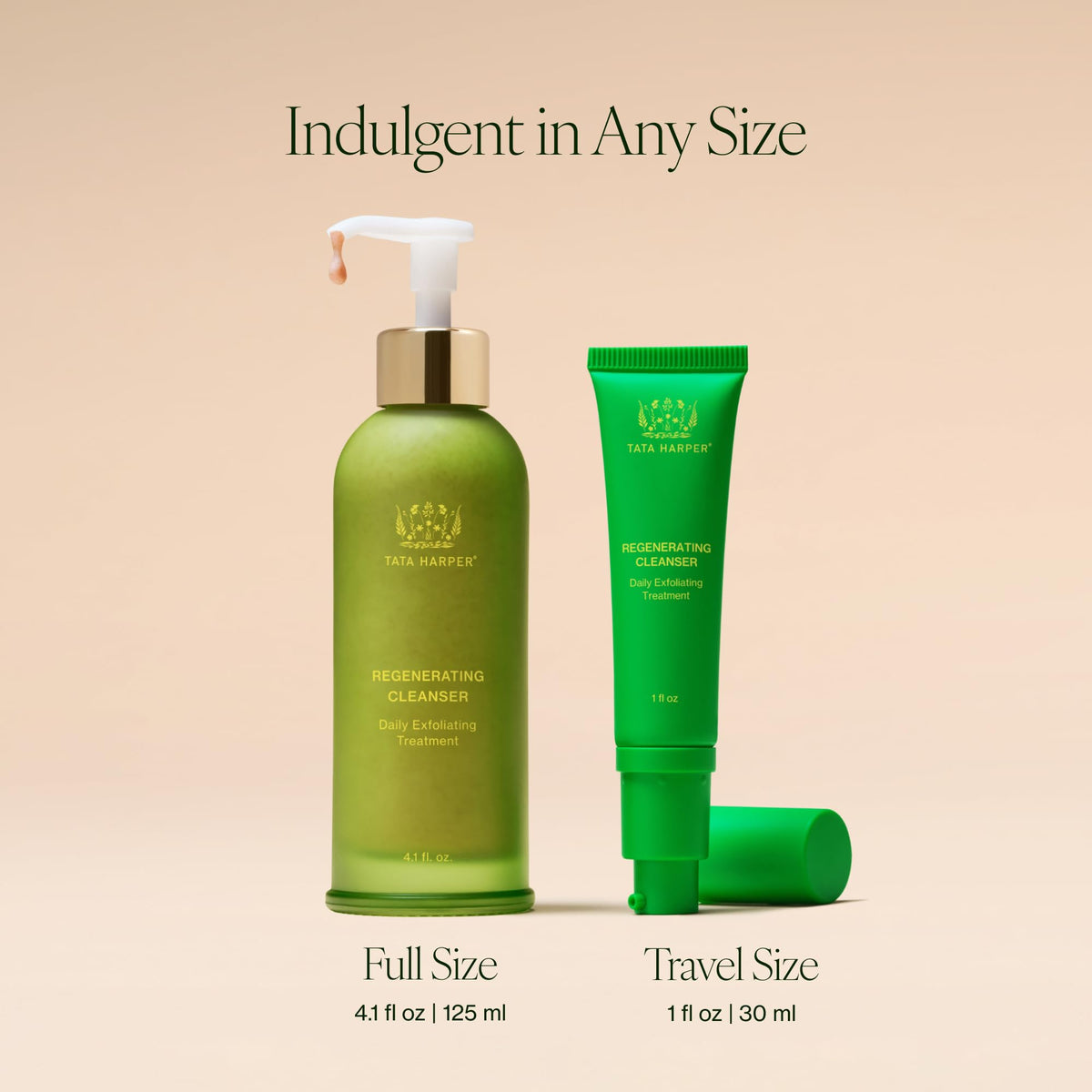 Tata Harper Regenerating Cleanser | Daily Cleansing & Exfoliating Facial Cleanser with Beta Hydroxy Acid | Clinically Proven Natural Skincare for Uneven Texture & Lack of Radiance,1 Fl Oz